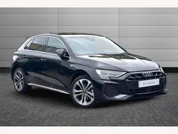 Mythos black Used 2025 Audi A3 e-tron S-Line Hatchback | £30,970 (Expensive)