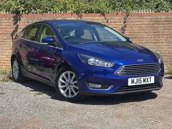 Blue Used 2015 Ford Focus Titanium Hatchback | £8,750 (A bit pricey)