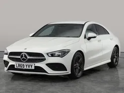 White Used 2019 Mercedes CLA180 AMG line Sedan | £22,340 (Fair price)