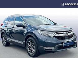 Metallic cosmic blue Used 2021 Honda CR-V Hybrid SUV | £21,343 (Fair price)