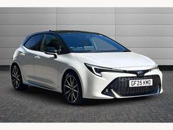Platinum pearl white with black roof Used 2025 Toyota Corolla Sport Hatchback | £27,595 (A bit pricey)
