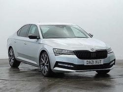 Brilliant silver metallic Used 2021 Skoda Superb SportlinePlus Hatchback | £18,495 (Good price)