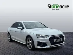 White Used 2021 Audi A4 S-Line Sedan | £19,995 (Fair price)