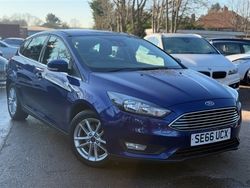 Blue Used 2017 Ford Focus Zetec Hatchback | £7,995 (Fair price)