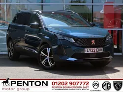 Blue Used 2022 Peugeot 5008 GT MPV | £24,490 (Fair price)