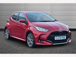 Red Used 2024 Toyota Yaris Hybrid Hatchback | £20,901 (A bit pricey)