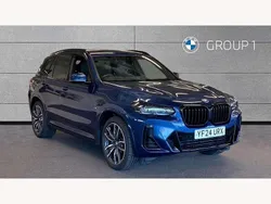 Blue Used 2024 BMW X3 M Sport SUV | £41,995 (A bit pricey)