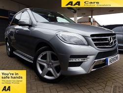 Silver Used 2015 Mercedes ML250 AMG Line Premium SUV | £20,495