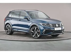 Blue Used 2022 VW Tiguan R-line SUV | £27,605 (Fair price)