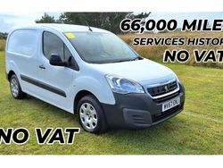 White Used 2017 Peugeot Partner Van | £7,695 (Expensive)