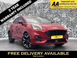 Red Used 2022 Ford Puma ST-Line X SUV | £13,795