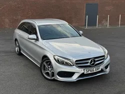 Silver Used 2017 Mercedes C220 AMG line Estate | £8,495 (Good price)