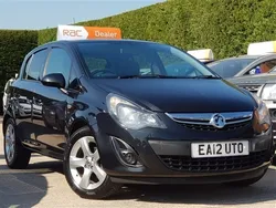 Black Used 2012 Vauxhall Corsa Hatchback | £7,495 (Expensive)
