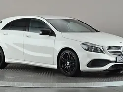 White Used 2017 Mercedes A180 AMG line Hatchback | £12,798 (A bit pricey)