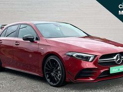 Red Used 2022 Mercedes A35 AMG Premium Plus Hatchback | £30,012 (Fair price)