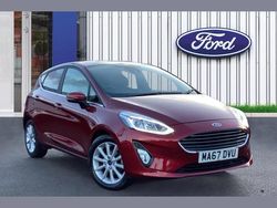 Red Used 2017 Ford Fiesta Titanium Hatchback | £8,995 (Fair price)