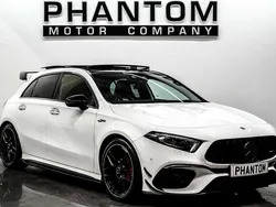 White Used 2021 Mercedes A45 AMG AMG Hatchback | £39,750 (Expensive)