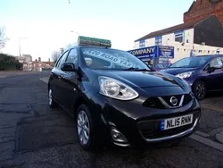 Black Used 2015 Nissan Micra Acenta Hatchback | £5,690 (Expensive)