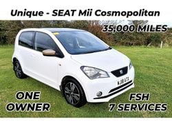 White Used 2018 Seat Mii Cosmopolitan Hatchback | £8,995 (Expensive)