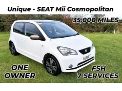 White Used 2018 Seat Mii Cosmopolitan Hatchback | £8,995 (Expensive)