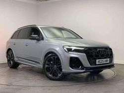 Silver Used 2025 Audi Q7 Black Edition SUV | £77,000