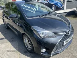Black Used 2017 Toyota Yaris Hatchback | £7,200 (Fair price)
