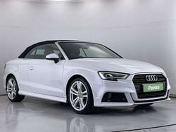White Used 2018 Audi A3 Cabriolet S-Line Cabriolet | £14,450 (Fair price)
