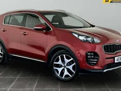 Red Used 2017 Kia Sportage GT-Line SUV | £9,495 (Fair price)