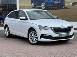 Moon white metallic Used 2022 Skoda Scala SE L Hatchback | £16,390 (Fair price)