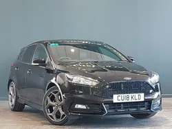 Black Used 2018 Ford Focus ST Hatchback | £14,998 (Fair price)