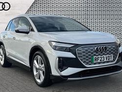 White Used 2023 Audi Q4 e-tron S-Line SUV | £27,504 (Good price)