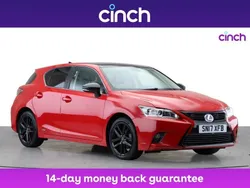 Red Used 2017 Lexus CT200h Sport Line Hatchback | £10,999 (Fair price)