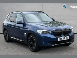 Phytonic blue metallic paint Used 2021 BMW iX3 Shadowline SUV | £24,586 (A bit pricey)