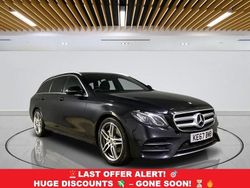 Black Used 2018 Mercedes E220 AMG line Estate | £12,099 (Super price)