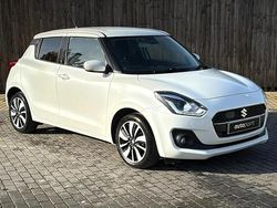 White Used 2019 Suzuki Swift SZ5 Hatchback | £7,299