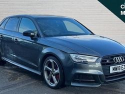 Grey Used 2018 Audi S3 Sportback Black Edition Hatchback | £24,510 (Fair price)