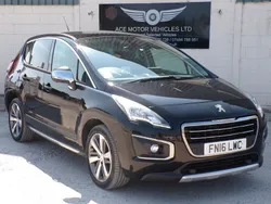 Black Used 2016 Peugeot 3008 Allure Hatchback | £5,499 (Fair price)