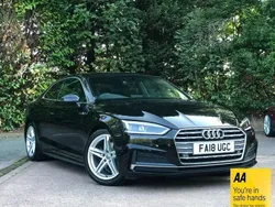 Black Used 2018 Audi A5 S-Line Coupe | £16,897 (Fair price)