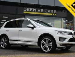 White Used 2017 VW Touareg R-line SUV | £18,450 (Super price)