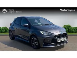 Grey Used 2022 Toyota Yaris Hybrid Design Hatchback | £16,812 (Fair price)