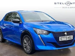 Blue Used 2023 Peugeot e-208 Allure+ Hatchback | £14,300 (Fair price)