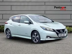 Silver Used 2018 Nissan Leaf Pack Hatchback | £8,150 (Fair price)
