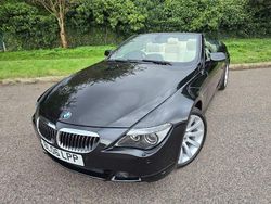 Black Used 2006 BMW 650 Cabriolet Sport Line Cabriolet | £10,950