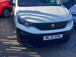 White Used 2021 Peugeot Partner Van | £8,995 (Fair price)