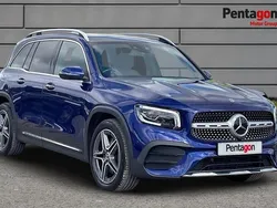 Blue Used 2021 Mercedes GLB220 AMG line SUV | £29,995 (Fair price)