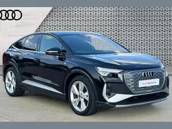 Black Used 2022 Audi Q4 Sportback e-tron S-Line SUV | £24,002