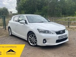 White Used 2012 Lexus CT200h Hatchback | £8,395 (A bit pricey)