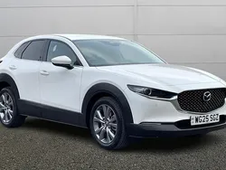 White Used 2025 Mazda CX-30 Exclusive-Line SUV | £23,995 (Expensive)