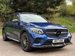 Blue Used 2017 Mercedes GLC350 AMG line Estate | £19,999 (Good price)