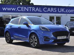 Blue Used 2020 Ford Puma ST-Line Hatchback | £12,995 (A bit pricey)